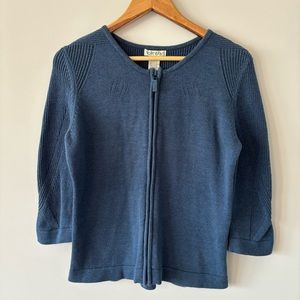 ORVIS S Women’s Zipper Cardigan Sweater Jacket Zipper